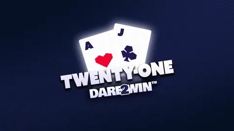 Twenty One için özgün tanıtım görseli: slot oyunu düzenini soyut geometrik desenle gösterir.